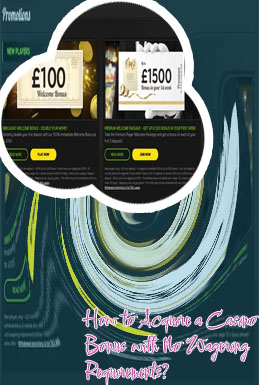 Online casino bonus no wagering