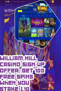 William hill casino free spins